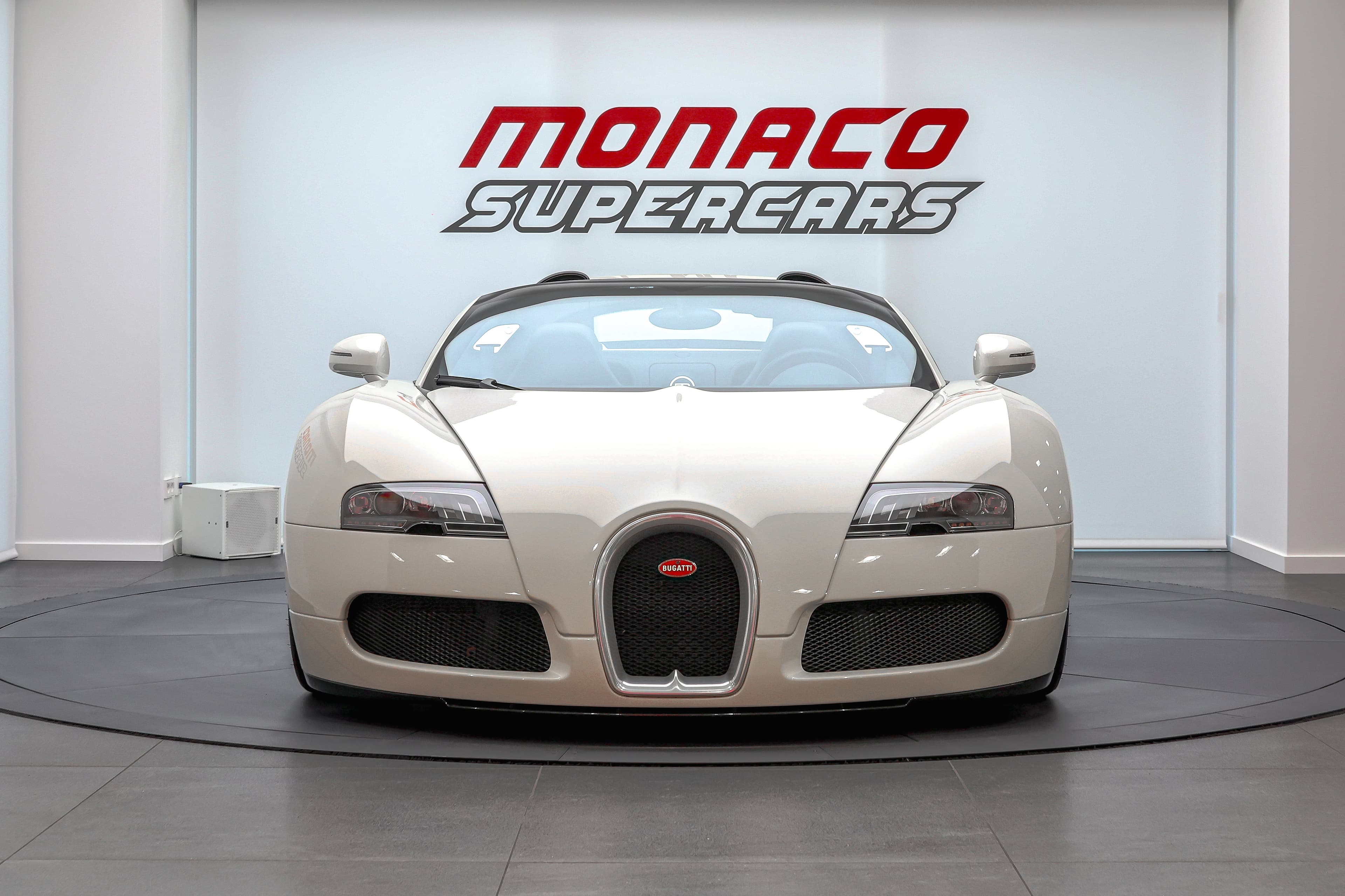 Face à vous, la Bugatti Veyron affiche son regard perçant et son design audacieux, avec une calandre distinctive et des phares sculptés qui soulignent son caractère sportif et puissant.